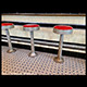 red barstools in peabody